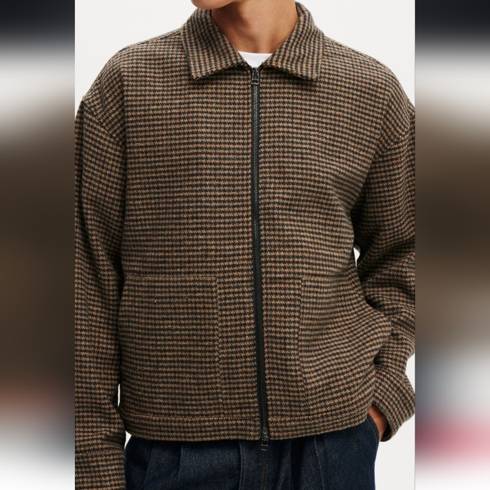 Cotton On Houndstooth Jacket - Picture 3 of 12